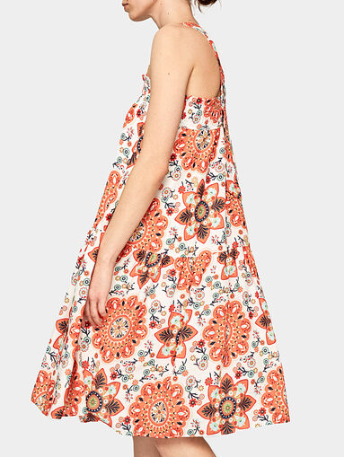 LORETO dress with floral motifs - 3