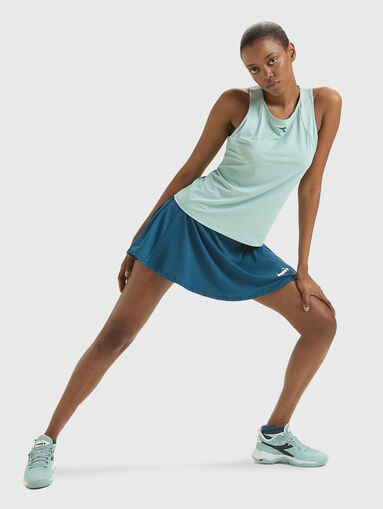 Skirt with pleated back - 5