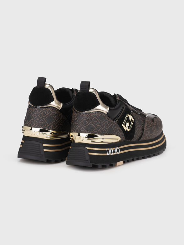 Sneakers with monogram print - 3