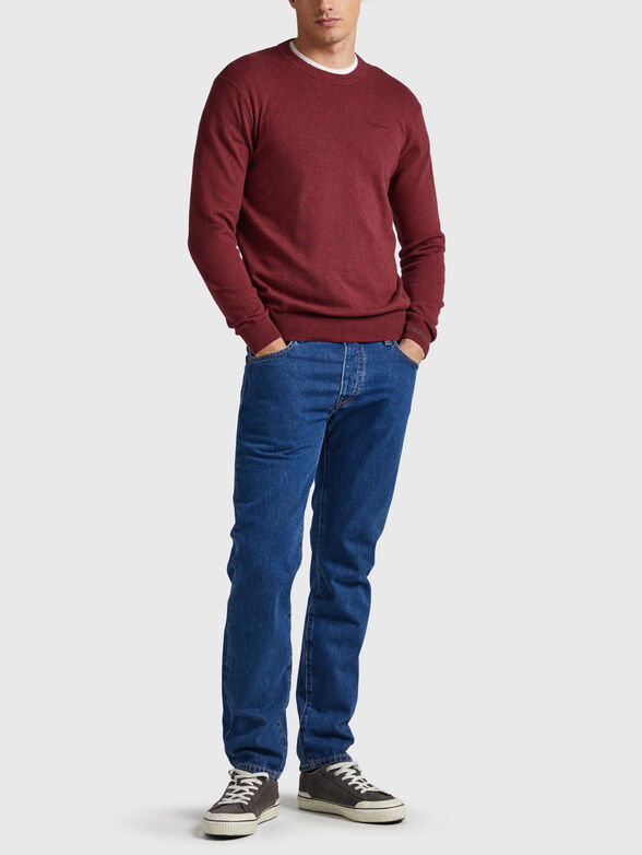 ANDRE black sweater with crew neck - 2