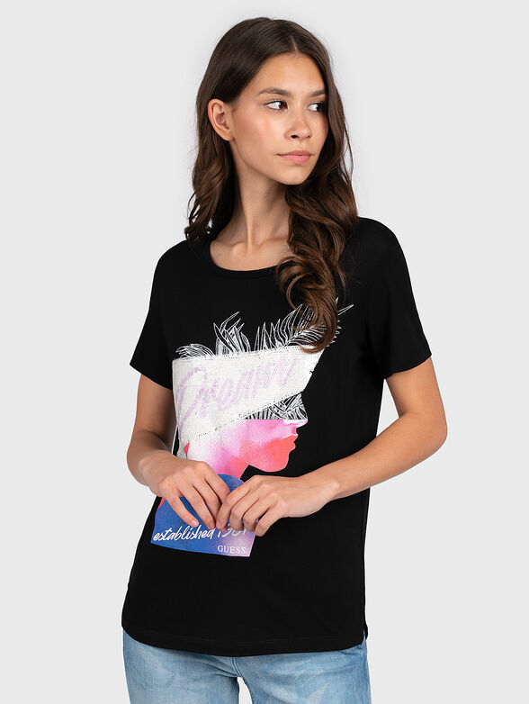 CASSANDRE Tee in black - 1