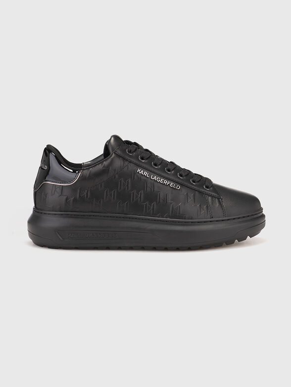 KAPRI LUG leather sports shoes with monogram logo - 1