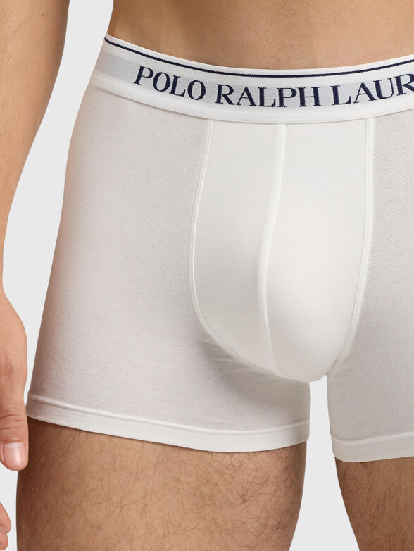 Set of five pairs of white boxer shorts - 4