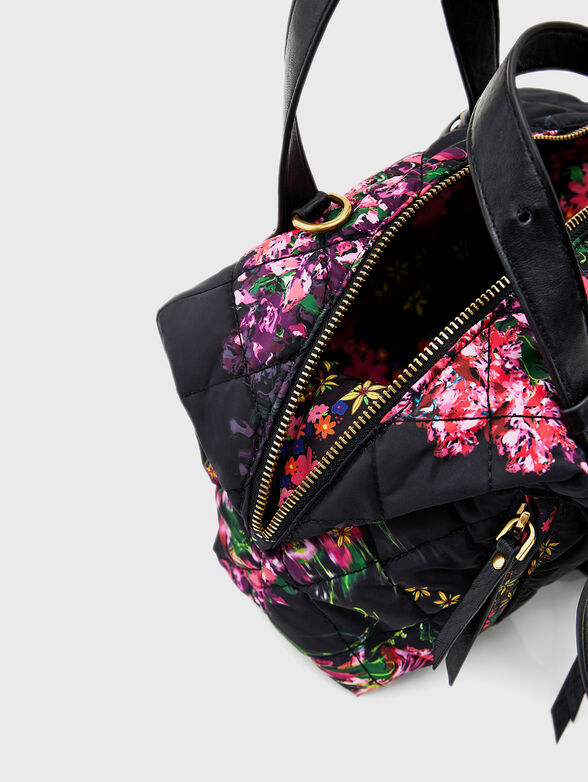 Big handbag with floral motif - 4