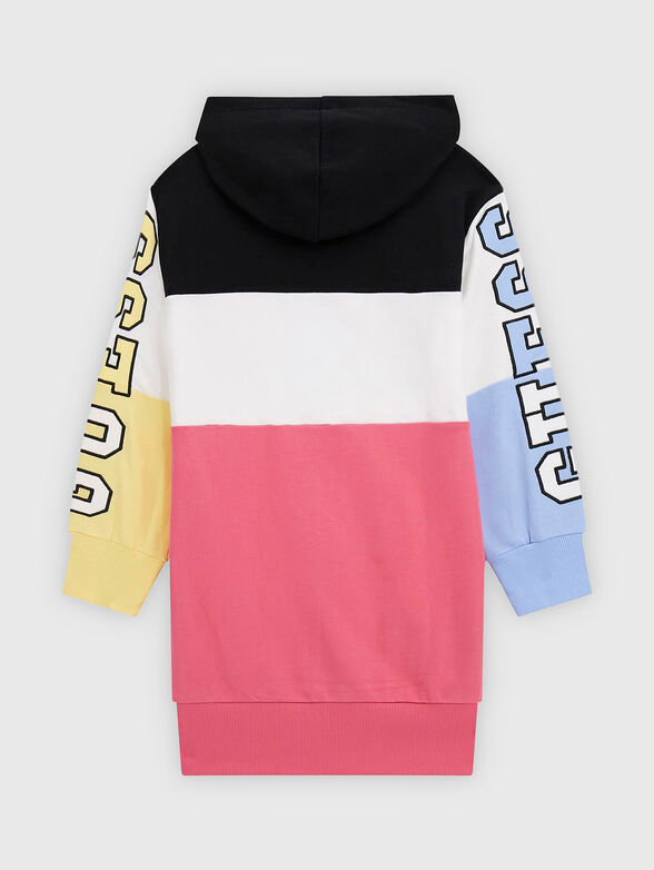 Dress in sports style with hood - 2