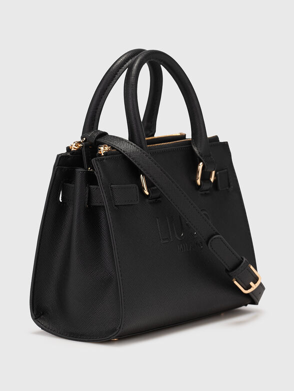 BOSTON handbag with embossed logo - 4