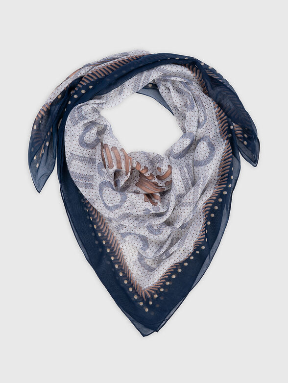 Scarf with 4G logo print - 1