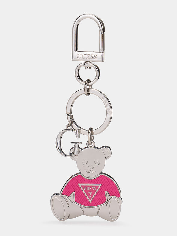 Teddy bear charm keychain - 1