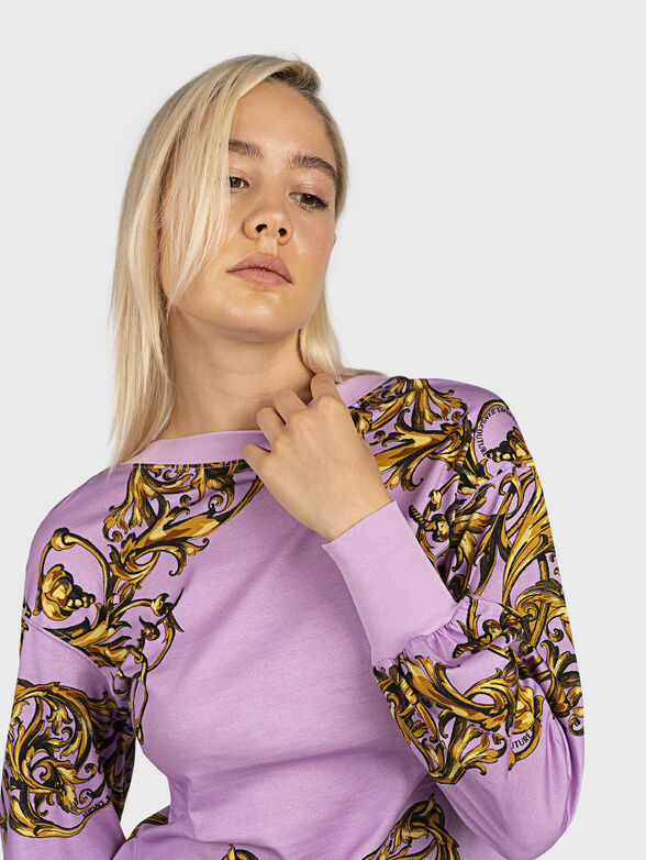 Blouse with accent back - 2