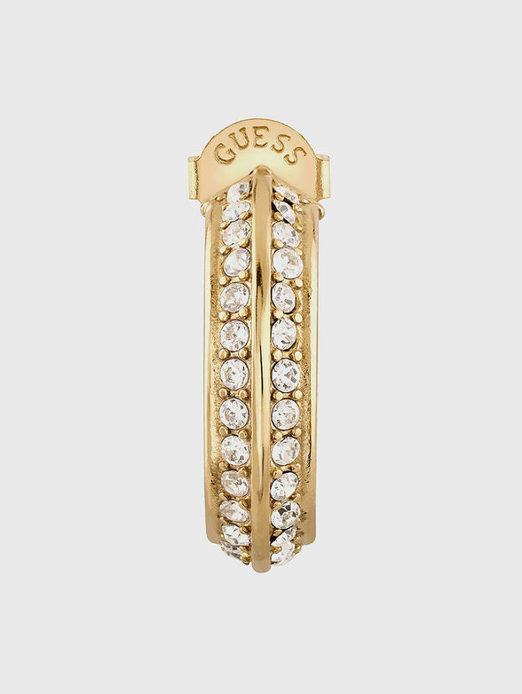 Earrings with accent logo - 3
