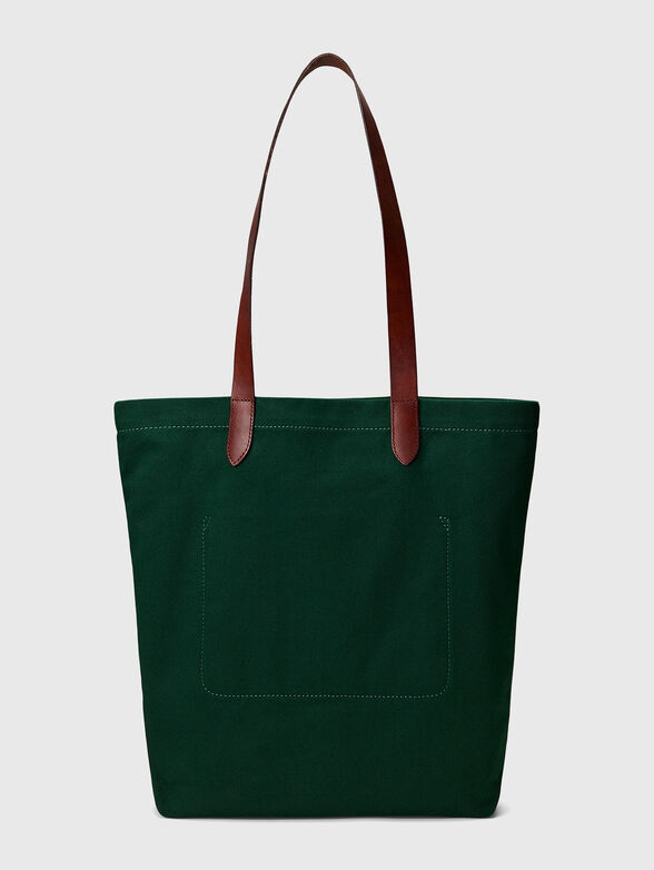 Green bag with a Polo Bear print - 3