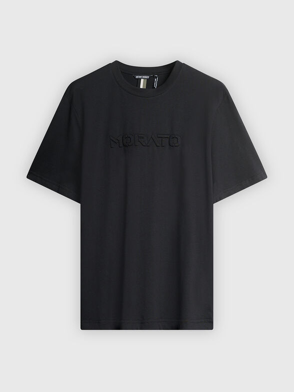 Embossed logo cotton T-shirt - 1