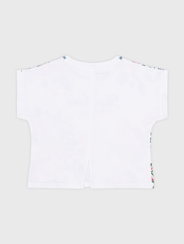 White T-shirt with print  - 2