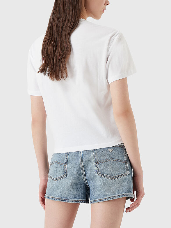 T-shirt with print and embroidery - 3