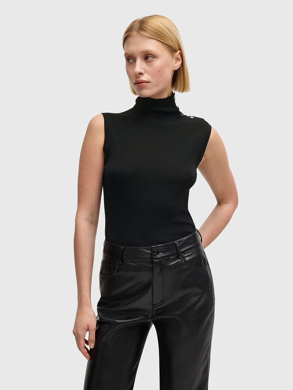 Ribbed wool top - 1