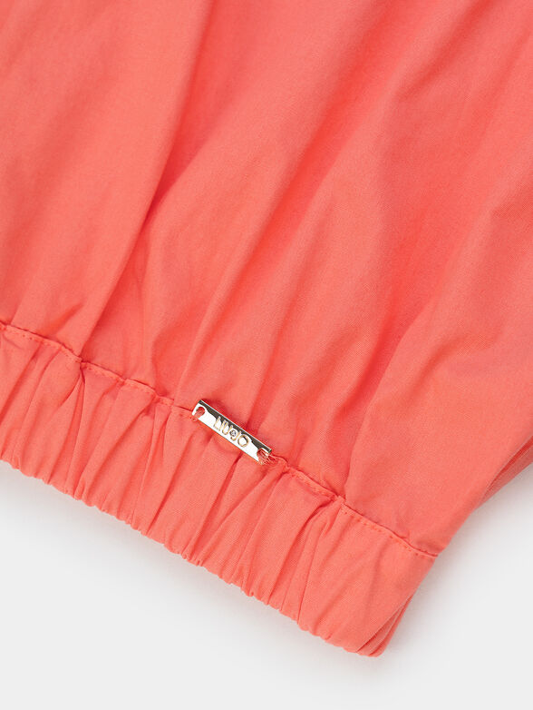 Brown top with logo detail - 4