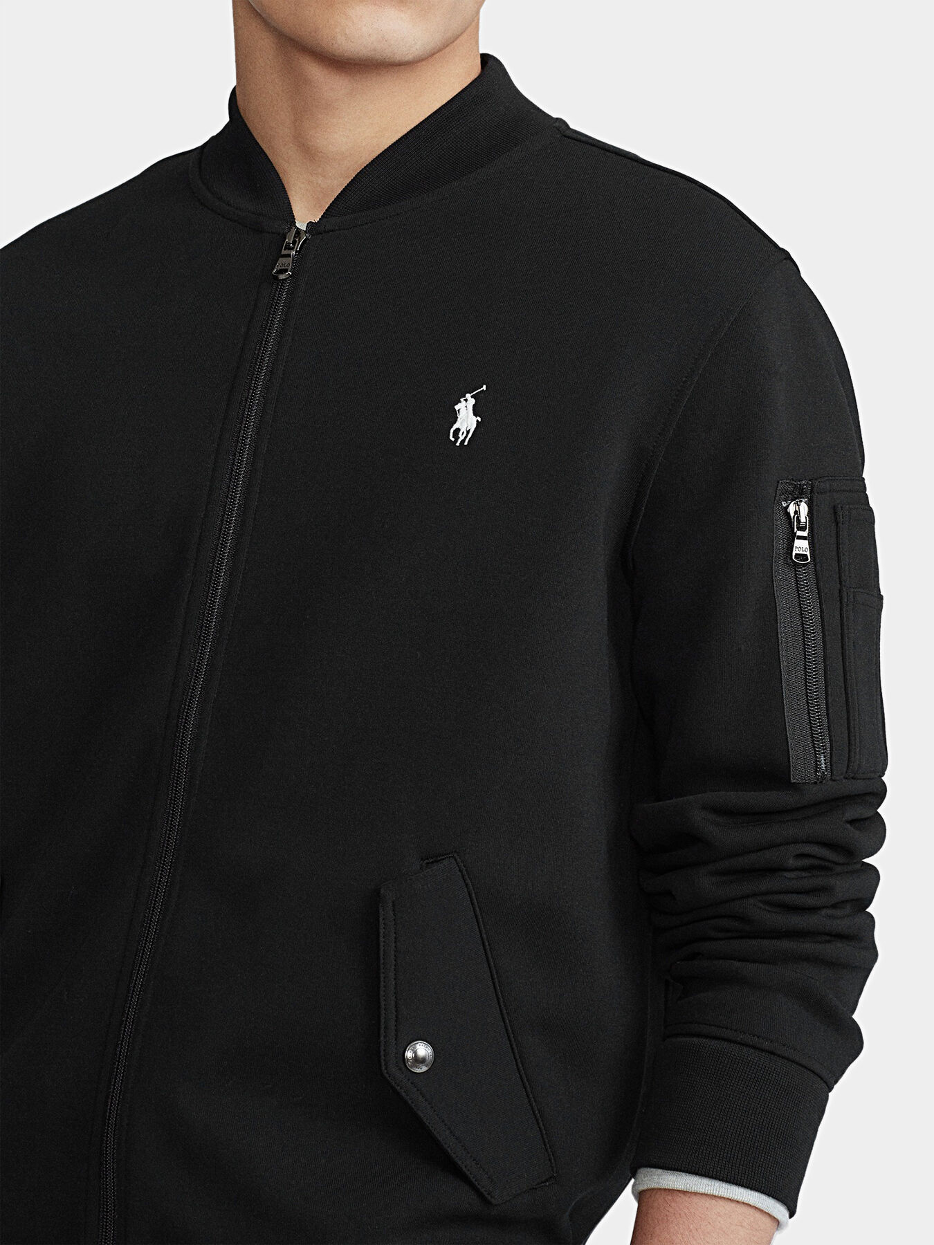 Bomber jacket with embroidered logo brand POLO RALPH LAUREN