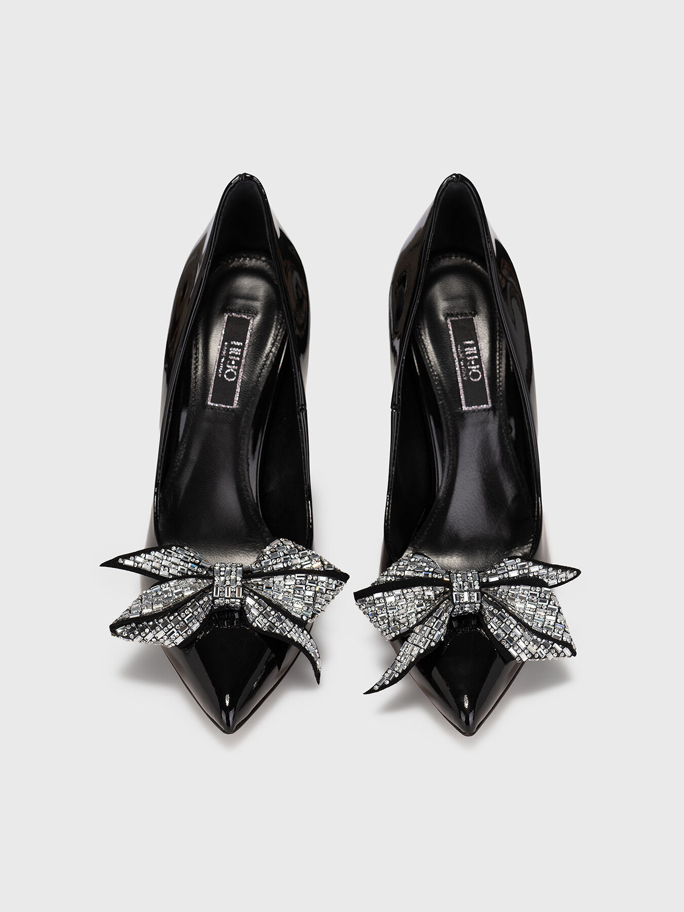 MARILYN 122 heeled shoes with applied rhinestones brand LIU JO Globalbrandsstore en