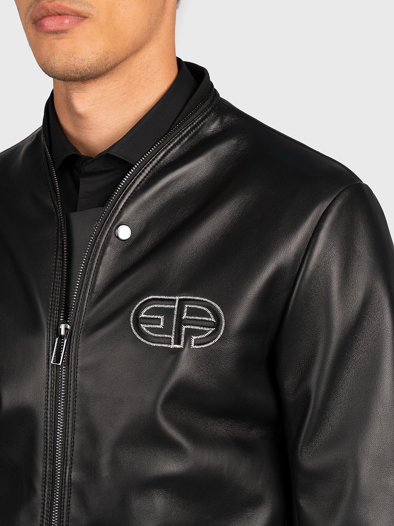 Emporio Armani Leather jacket レザー　ジャケット Archive EMPORIO ARMANI leather jacket