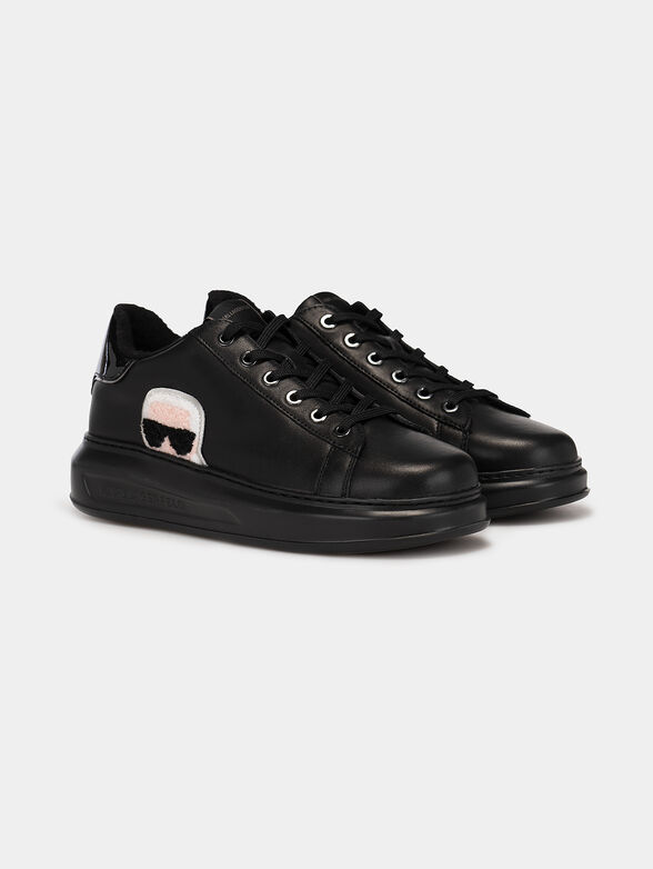 KAPRI IKONIC black sneakers with applied detail - 2