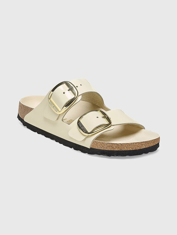 ARIZONA leather slippers with buckle - 1
