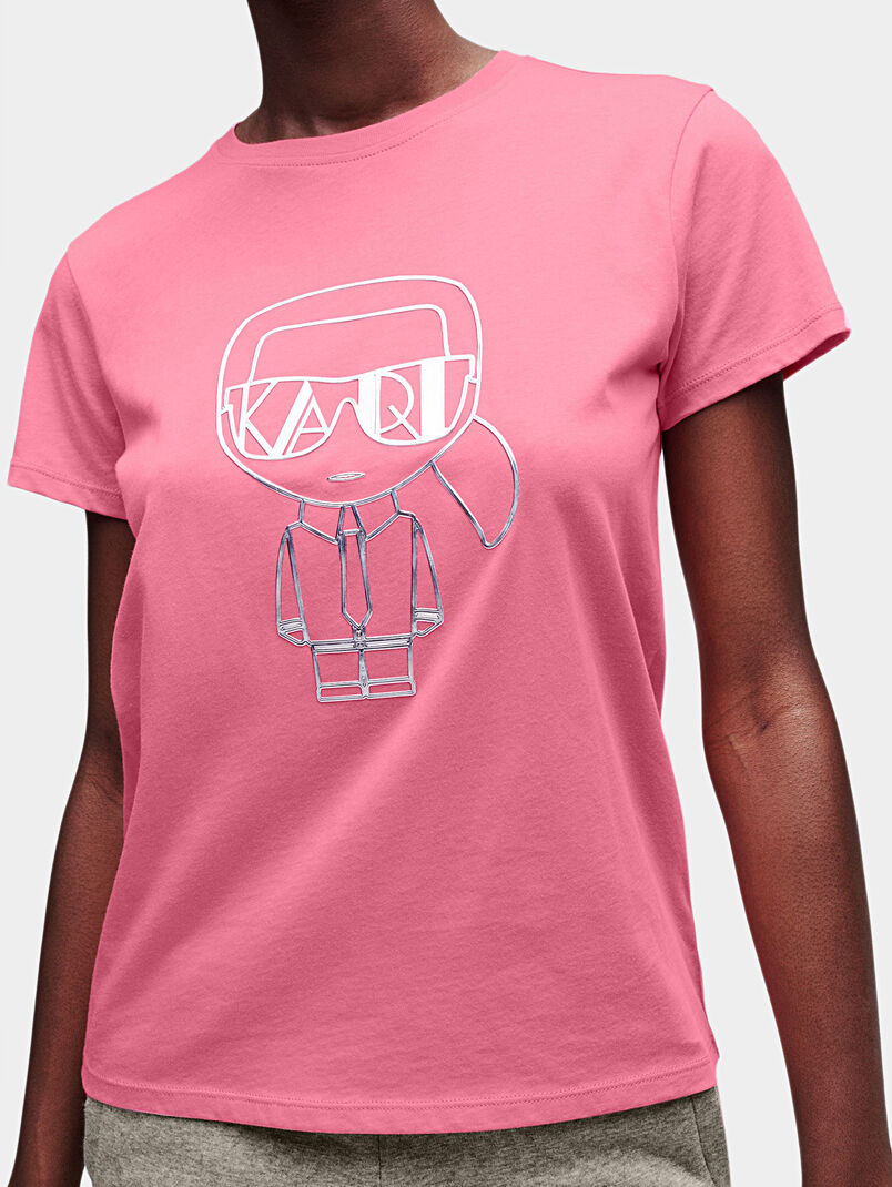 IKONIK KARL ART DECO Black T-shirt - 3