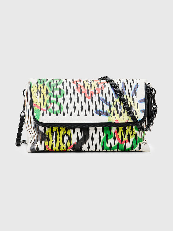 ARTY crossbody bag with multicolored print - 1