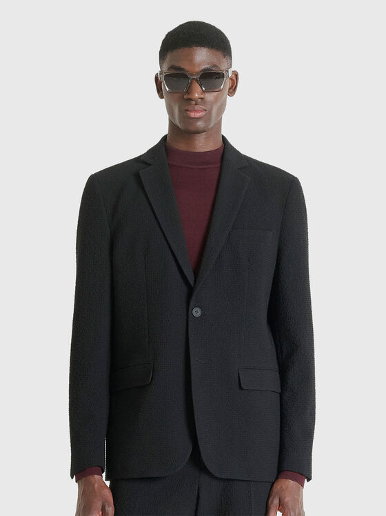 CORA blazer with embossed texture - 1