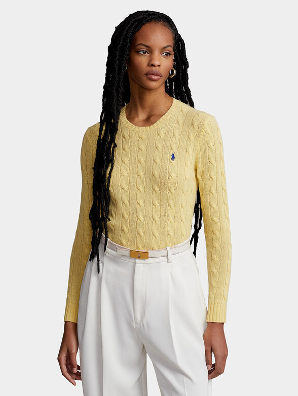 JULIANNA sweater with contrast logo - 1