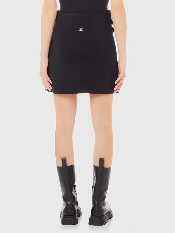 Black mini skirt - 2