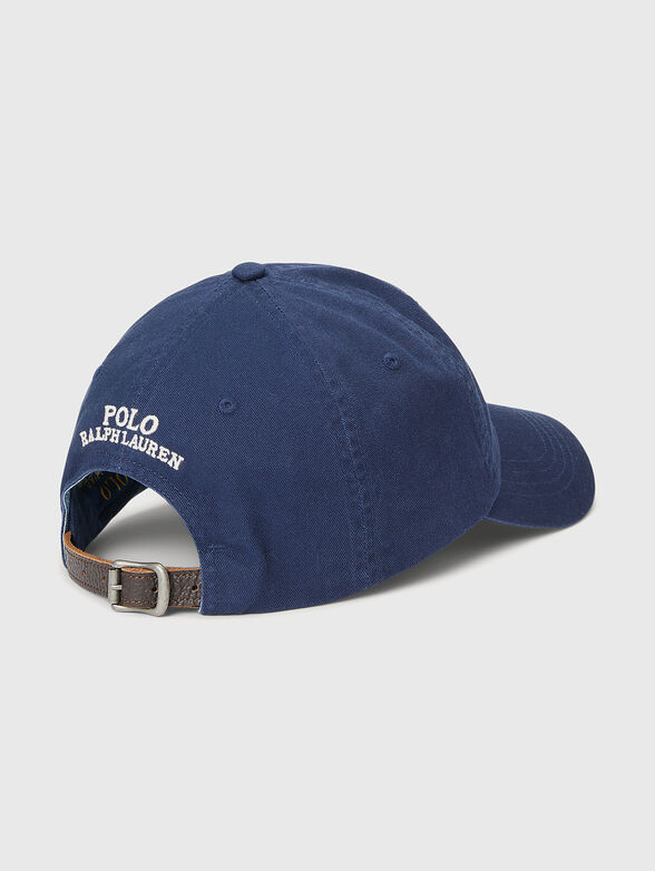 Navy blue cap with logo embroidery - 2
