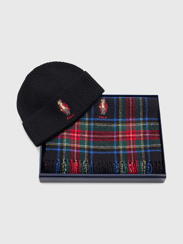 Logo scarf and hat set - 2