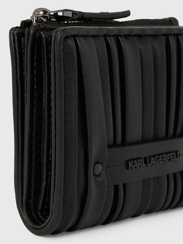 K/KUSHION black purse with zip - 4