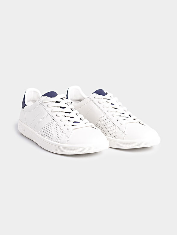 White sneakers with perforation - 3