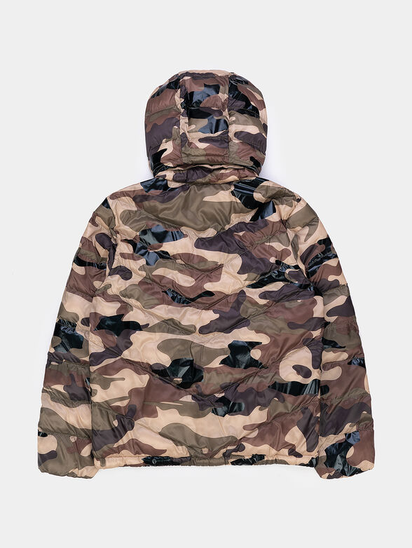 Hooded jacket with camou print - 2