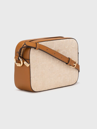 Crossbody bag with embossed monogram  - 4