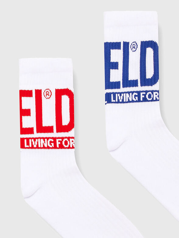 SKM-RAY set of three pairs socks with logo accent  - 2