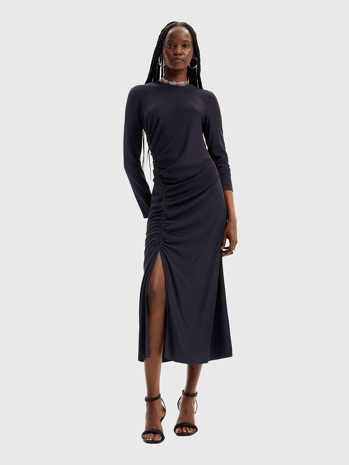 Desigual black dress cheap