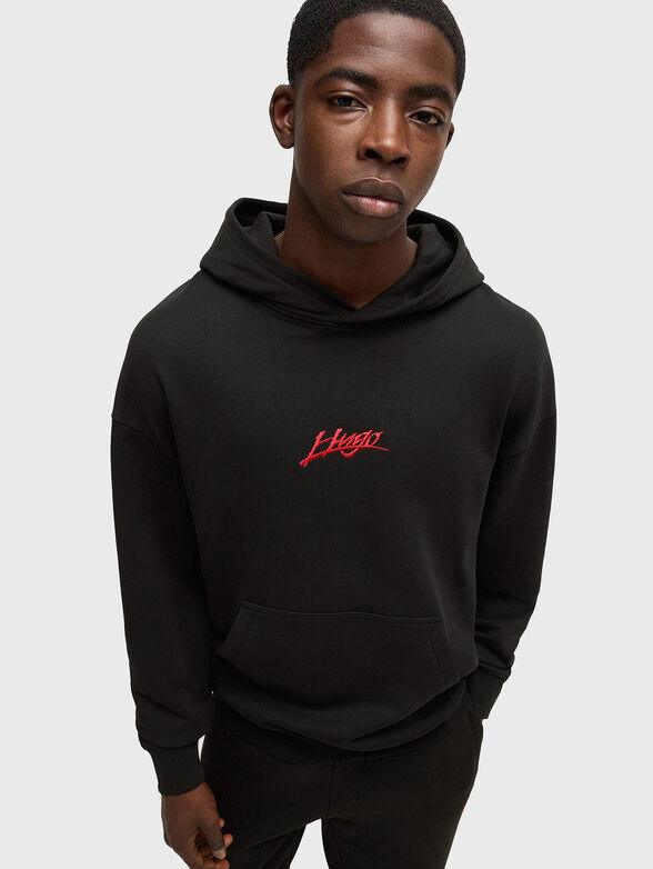 Sweatshirt with accent back - 4