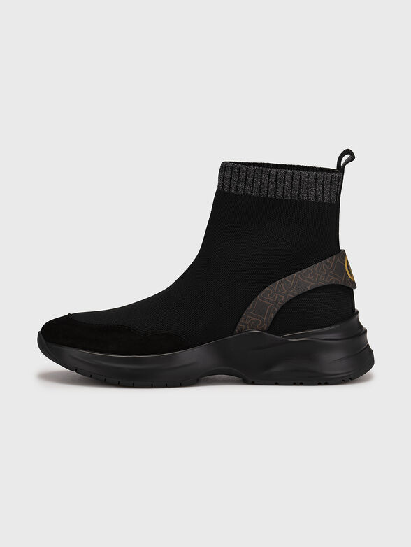 LILY 09 balck slip-on shoes - 4