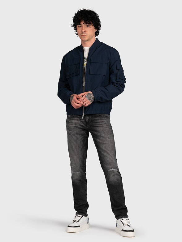 Bomber jacket with external pockets - 2
