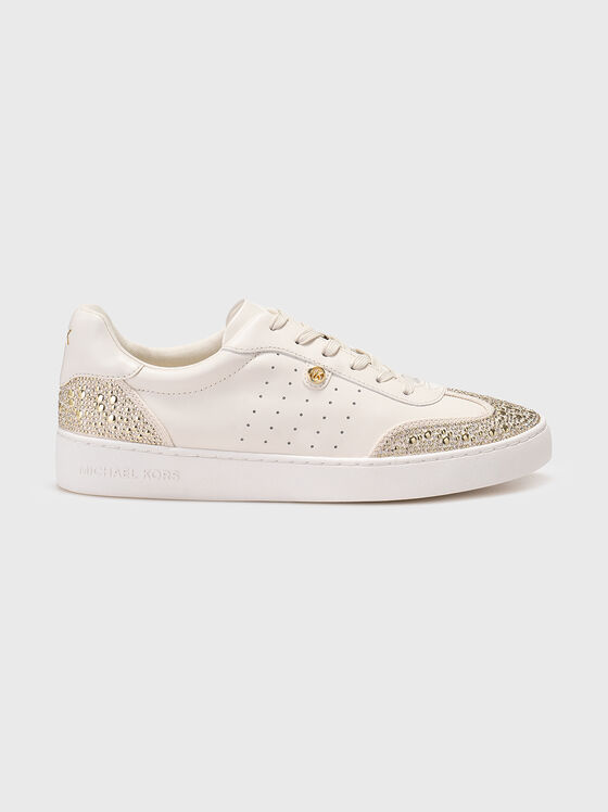 SCOTTY leather sports shoes with rhinestones - 1