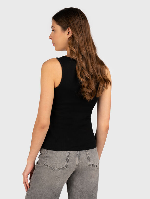 Black top with accent logo lettering - 3