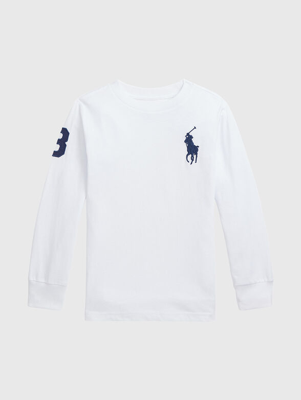Long-sleeved cotton blouse - 1