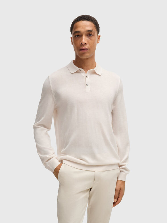 LANCIONE slim-fit wool sweater - 1