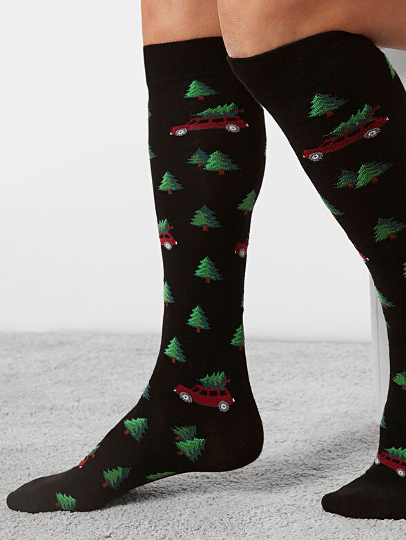 Multipack long socks with Christmas motifs - 3