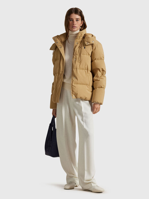 Padded jacket with removable hood - 2