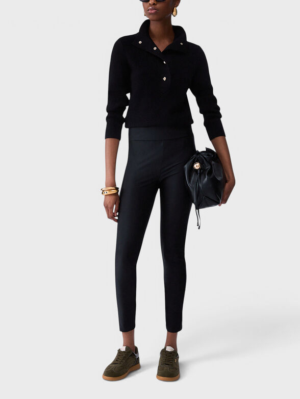 Sweater with gold buttons - 2
