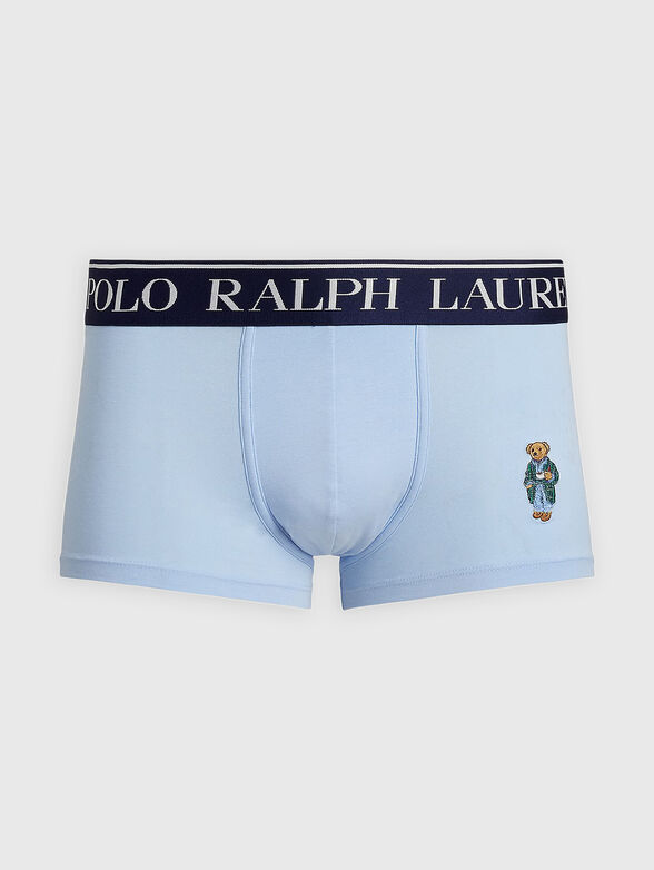 Light blue boxers with Polo Bear print - 4