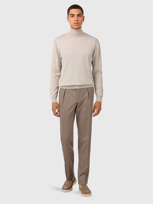 Pants with pleats  - 4